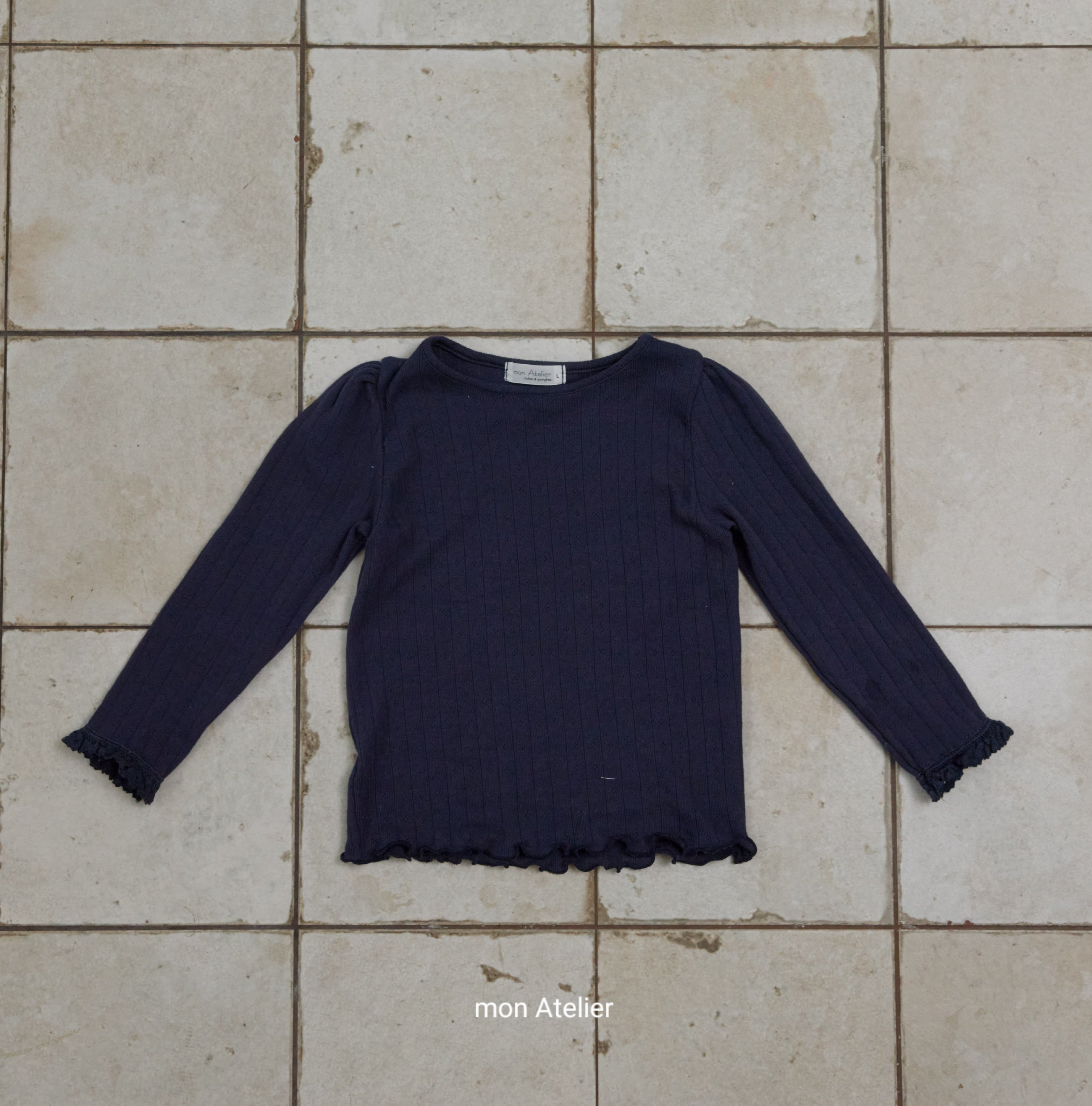［mon Atelier］Moly lace tee