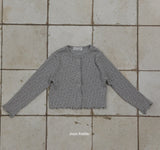 ［mon Atelier］Eyelet cardigan