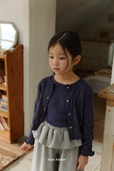 ［mon Atelier］Eyelet cardigan