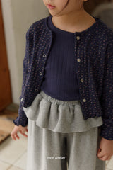［mon Atelier］Eyelet cardigan