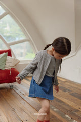 ［mon Atelier］Denim wrap pants