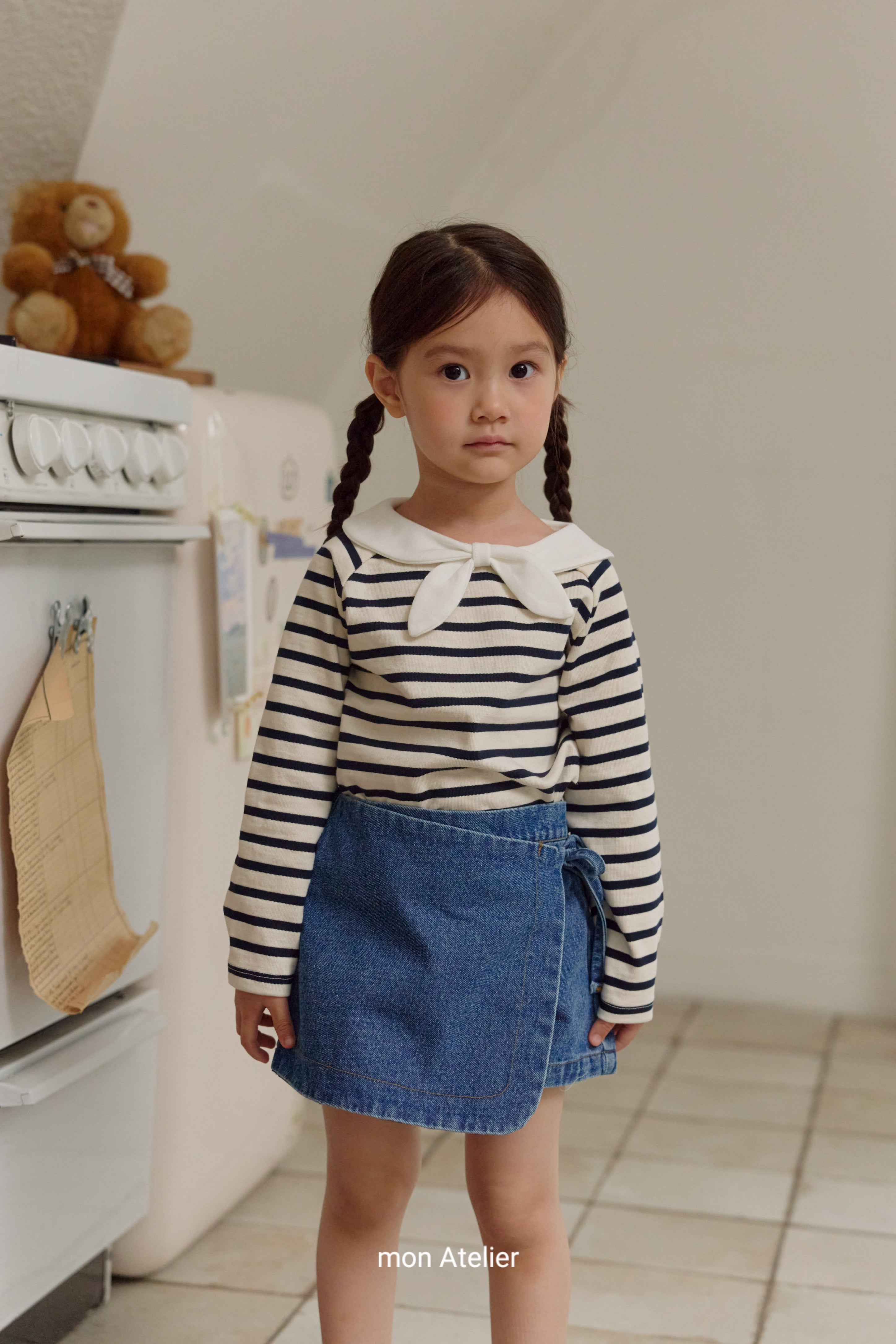 ［mon Atelier］Marine sailor tee