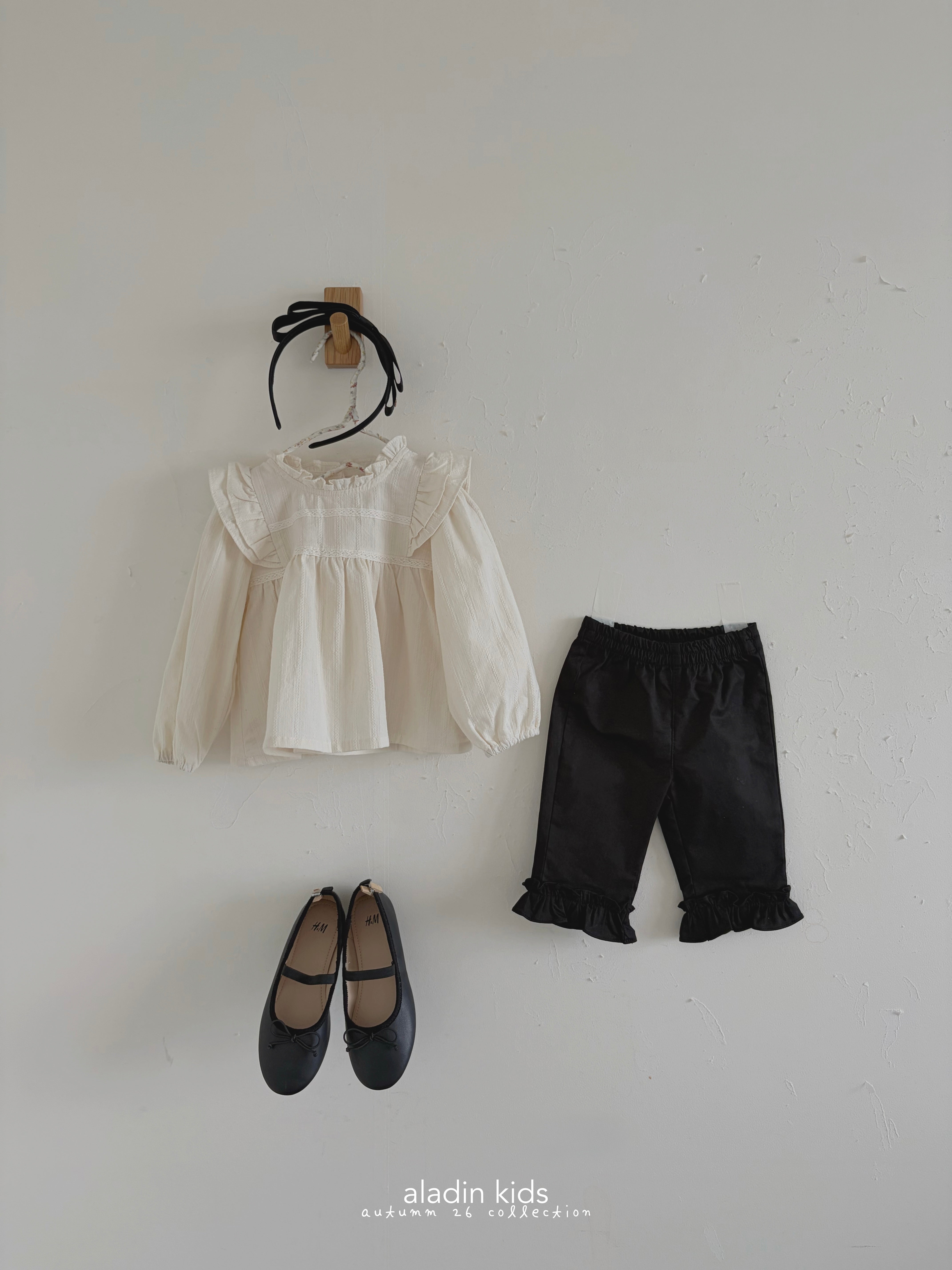 ［aladin］Capri frill pants
