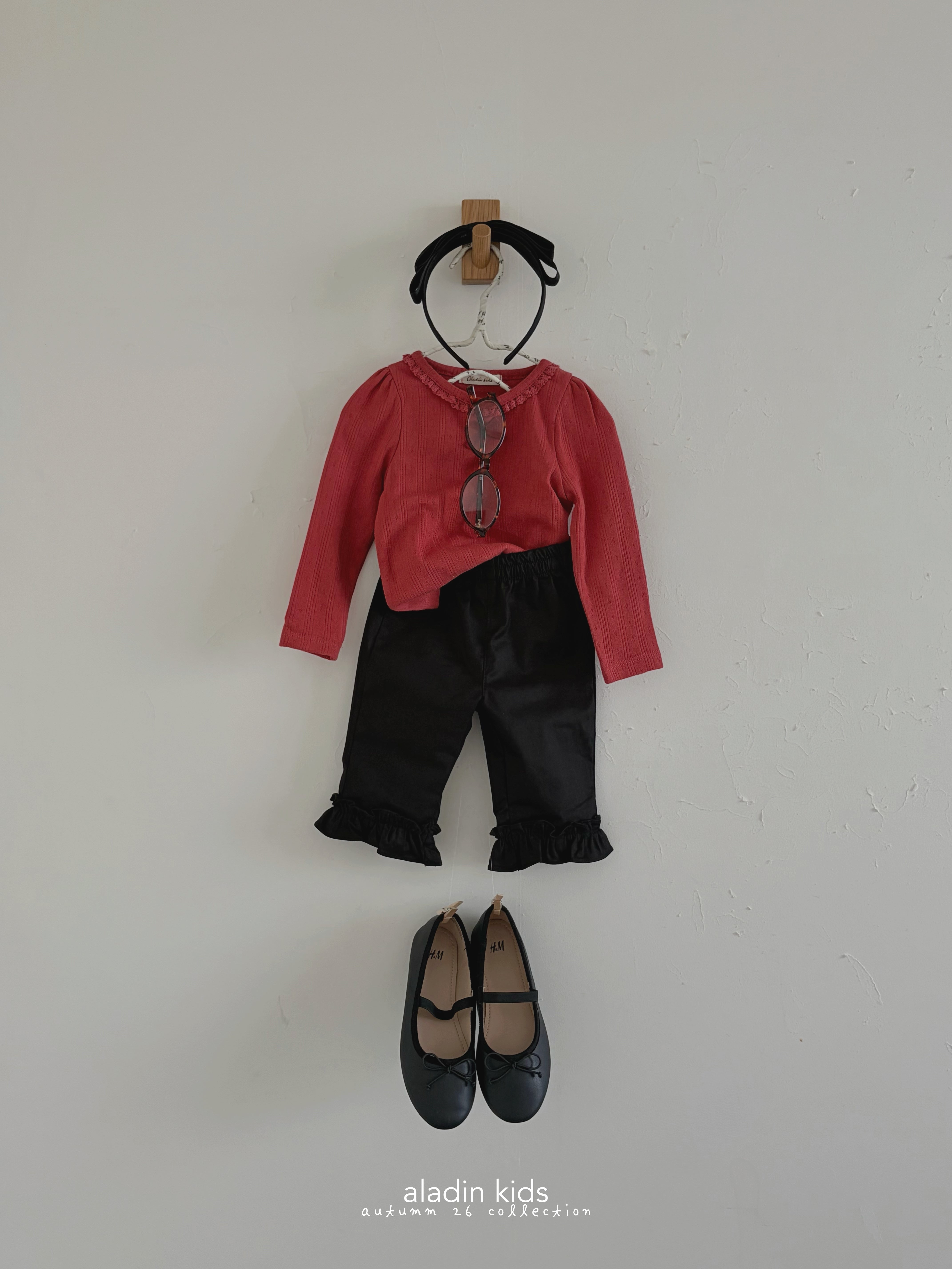 ［aladin］Capri frill pants