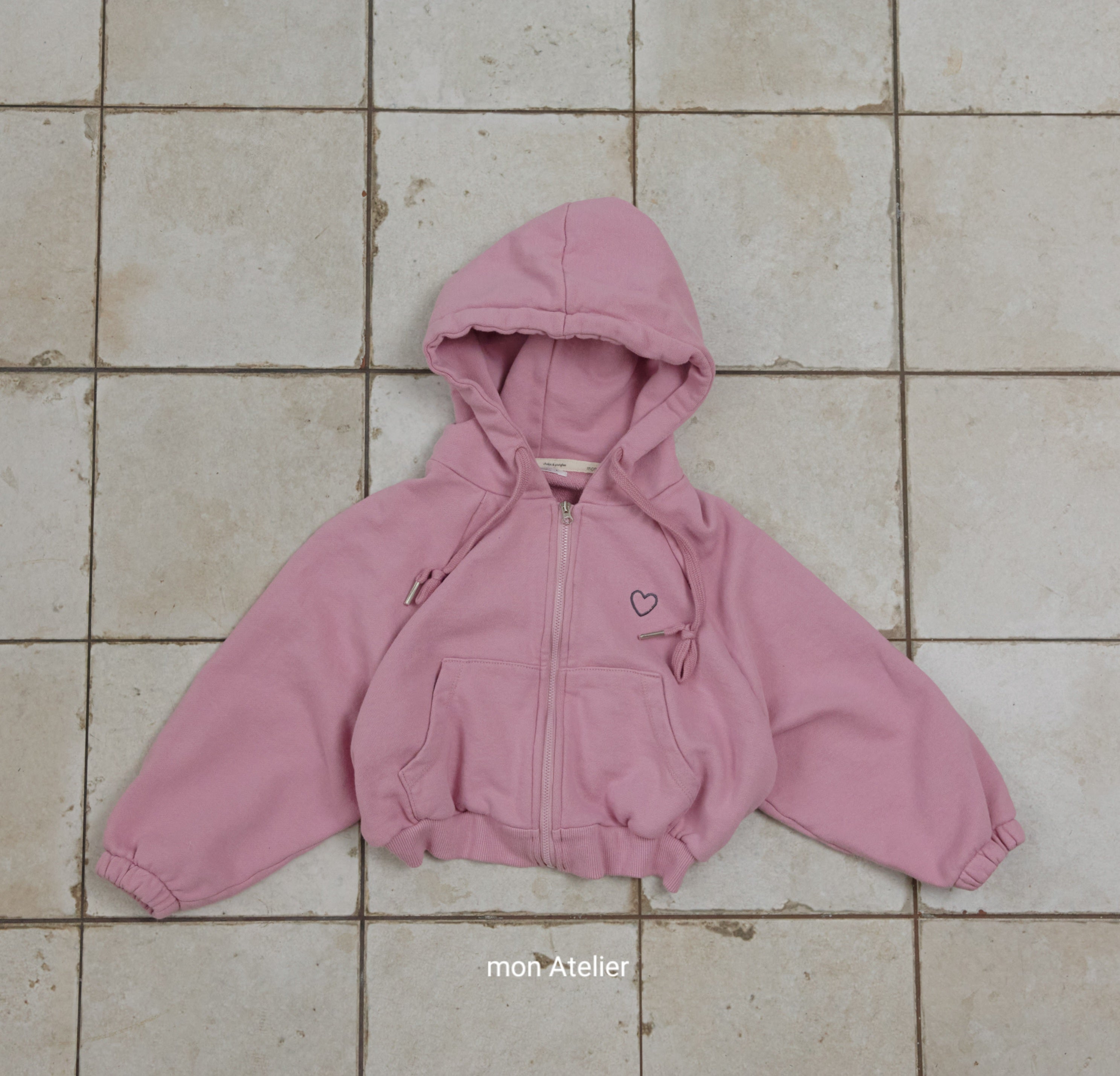 ［mon Atelier］Love hood zip up