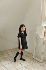 ［mon Atelier］Rose puff lace one-piece