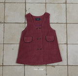 ［mon Atelier］Double button one-piece