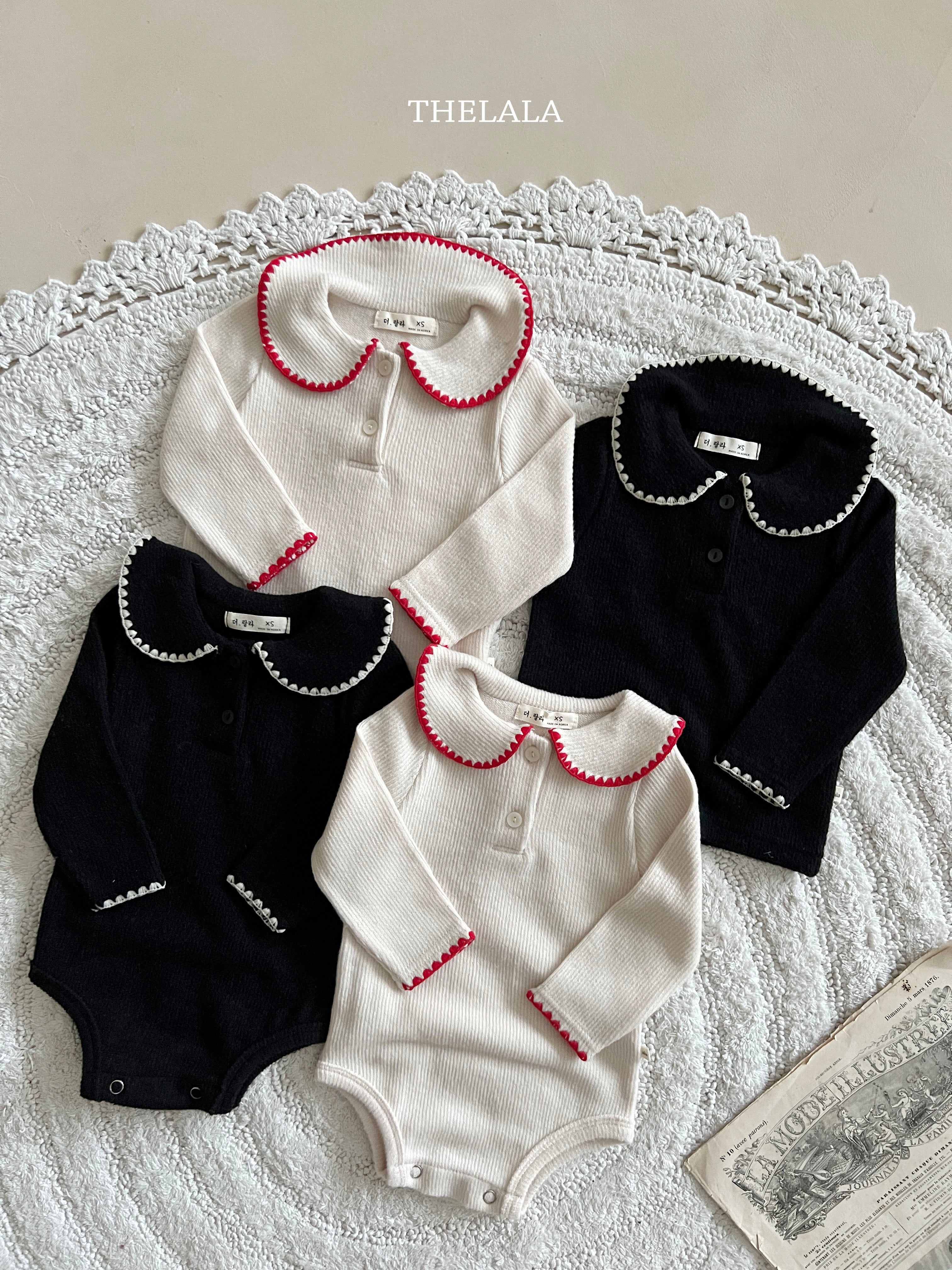 ［thelala］Jenny collar rompers