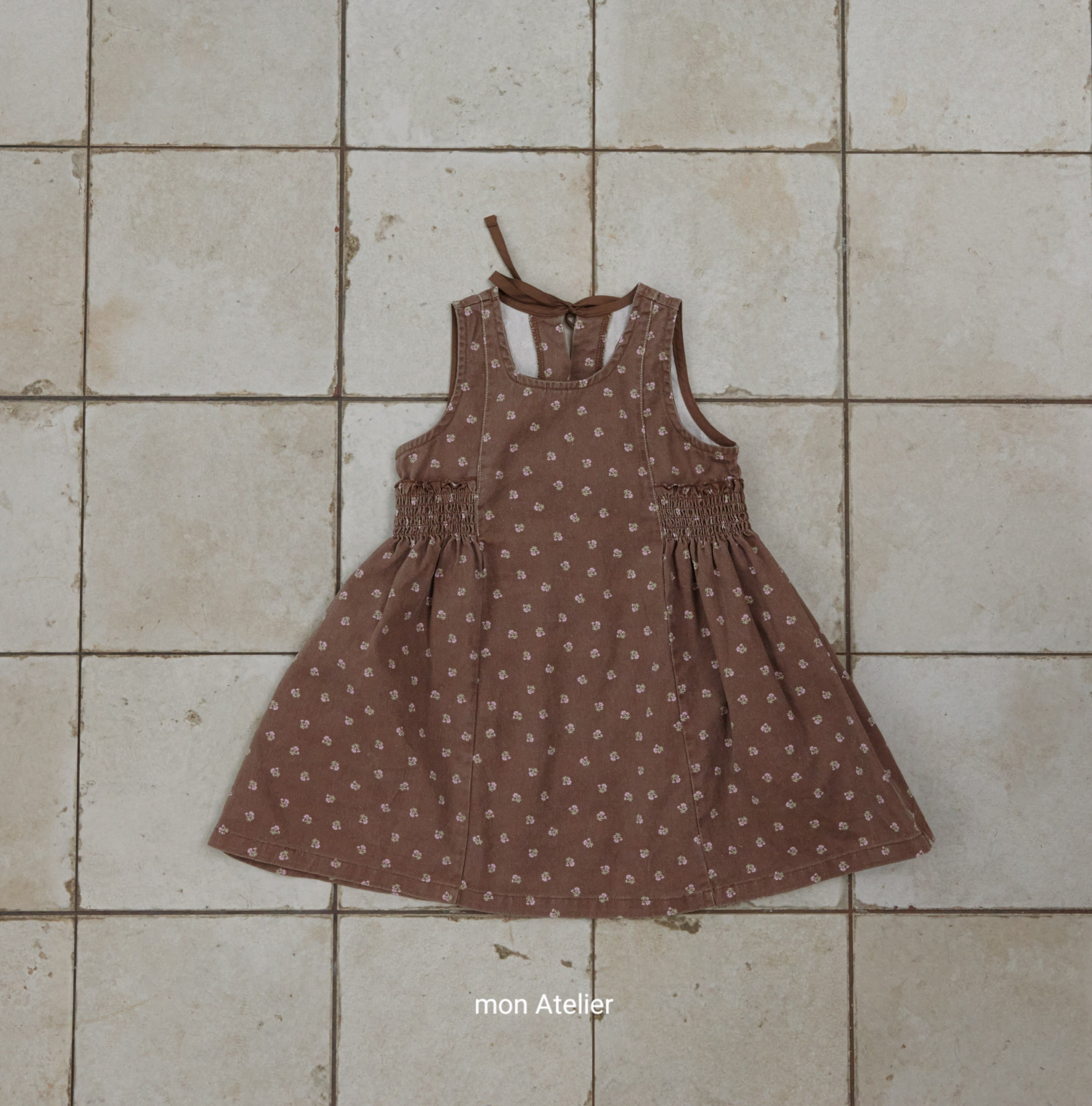 ［mon Atelier］Flower one-piece