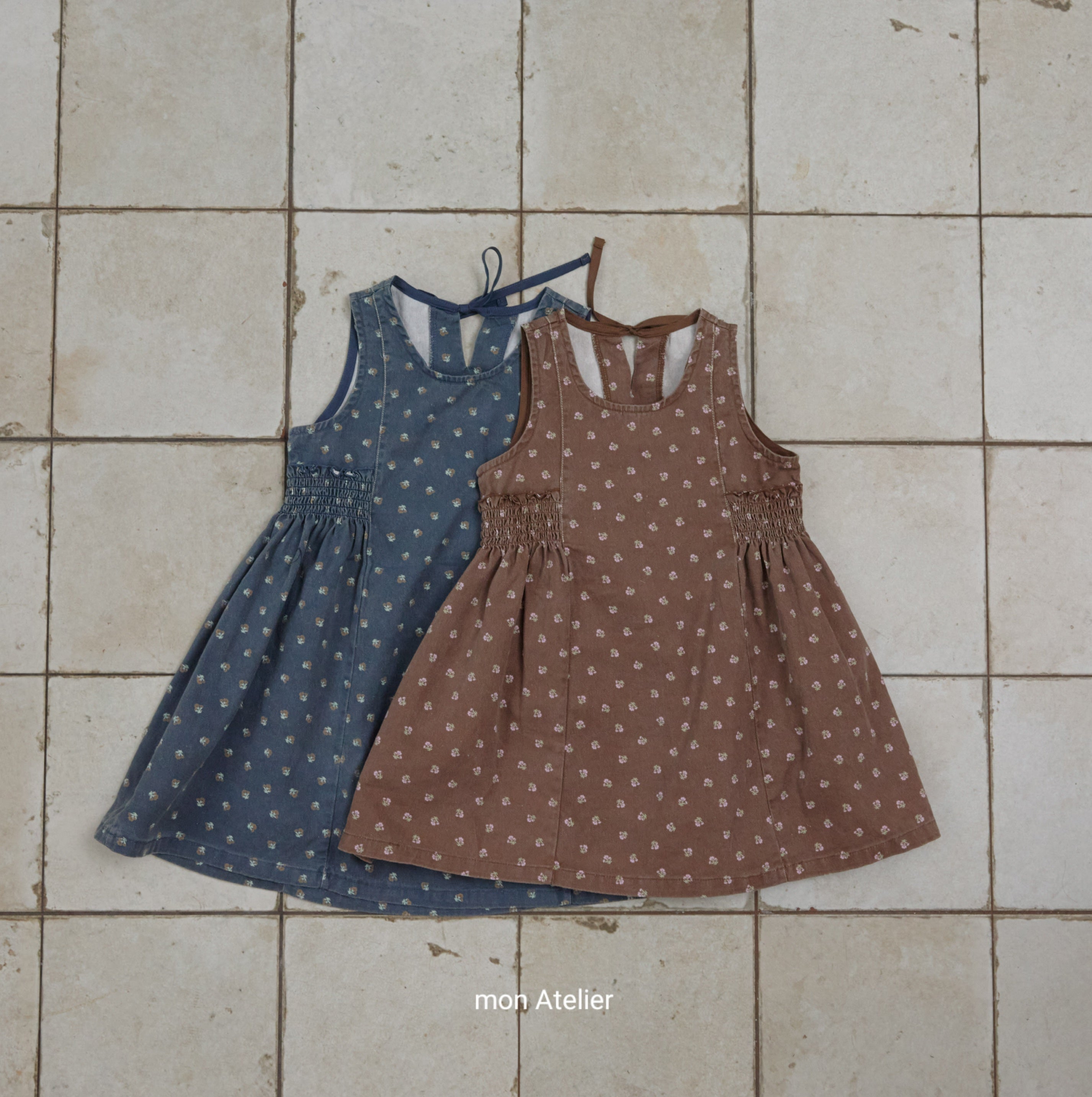 ［mon Atelier］Flower one-piece