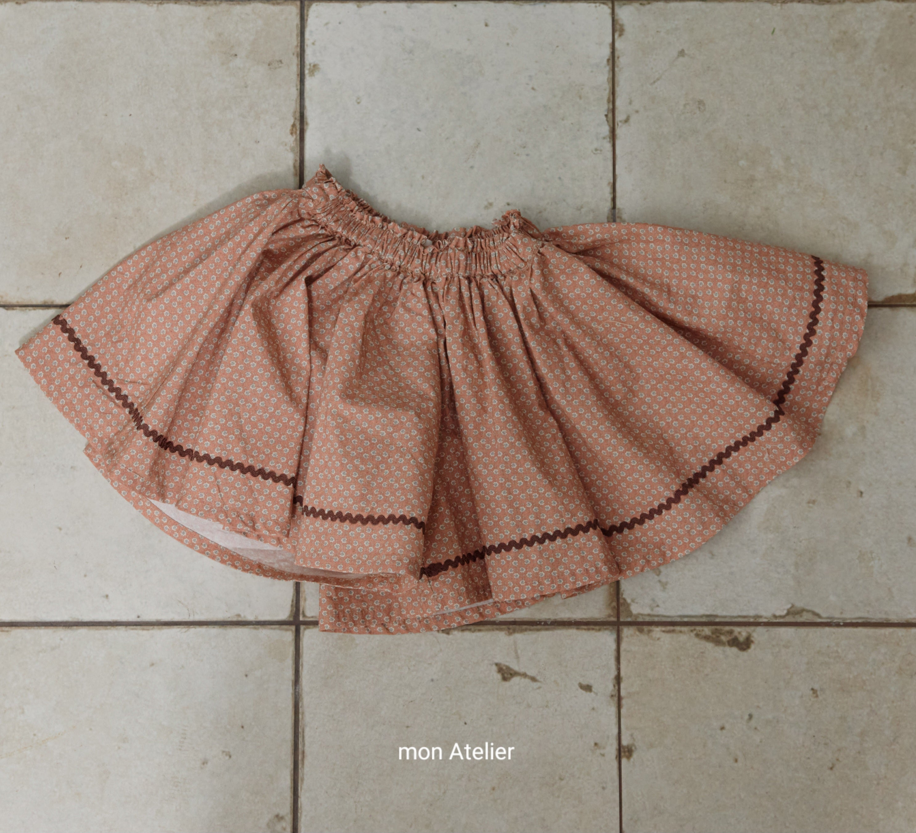 ［mon Atelier］Bloom flare skirt