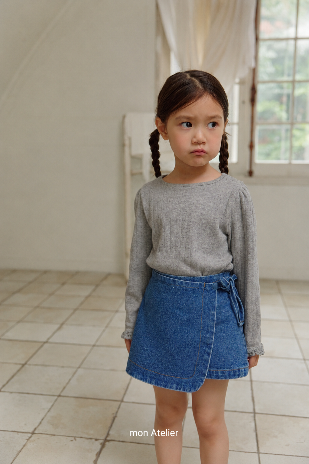 ［mon Atelier］Moly lace tee