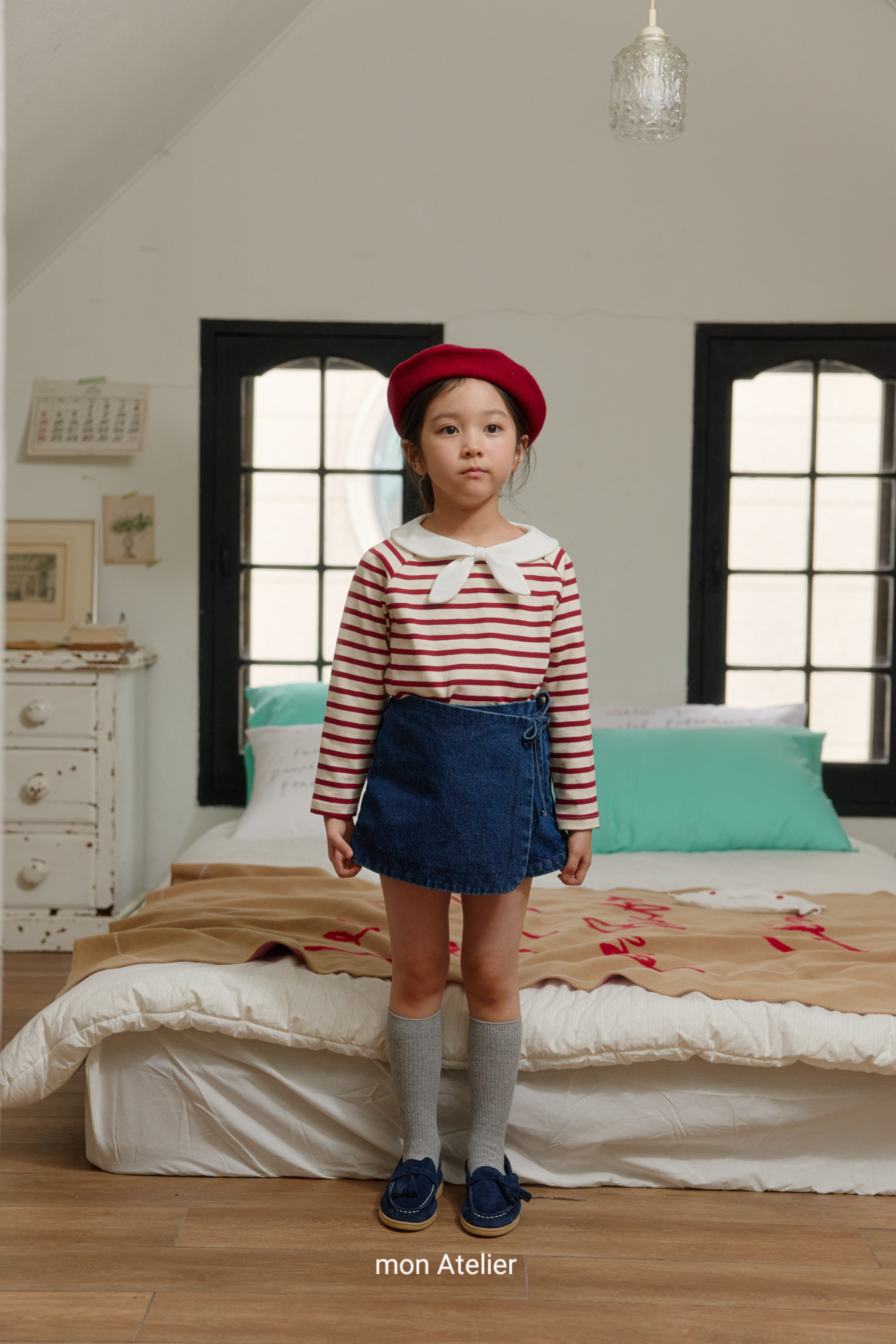 ［mon Atelier］Marine sailor tee