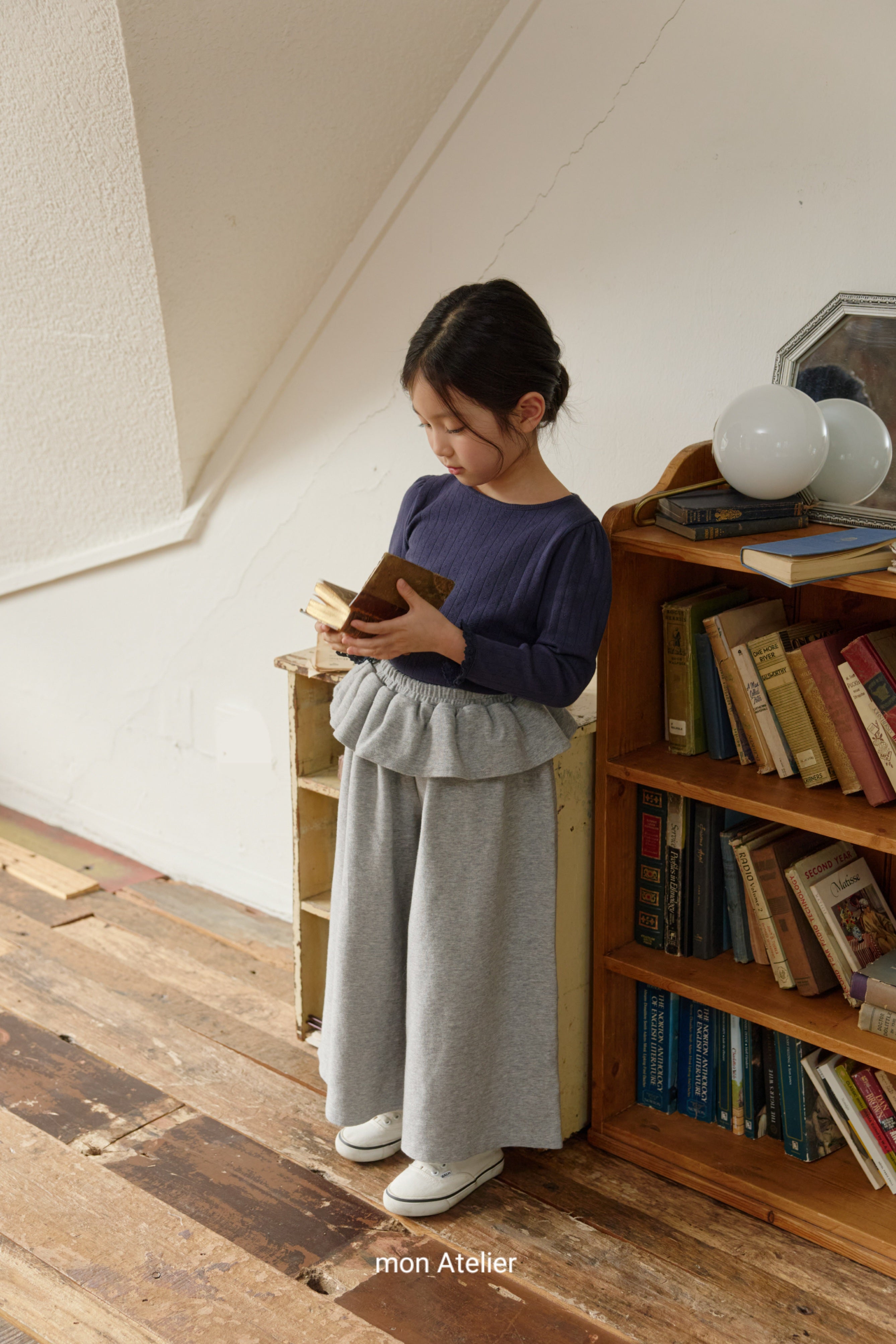 ［mon Atelier］Ruffle pants