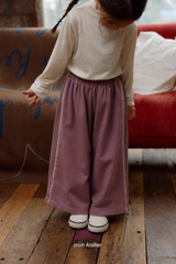 ［mon Atelier］Lace wide pants