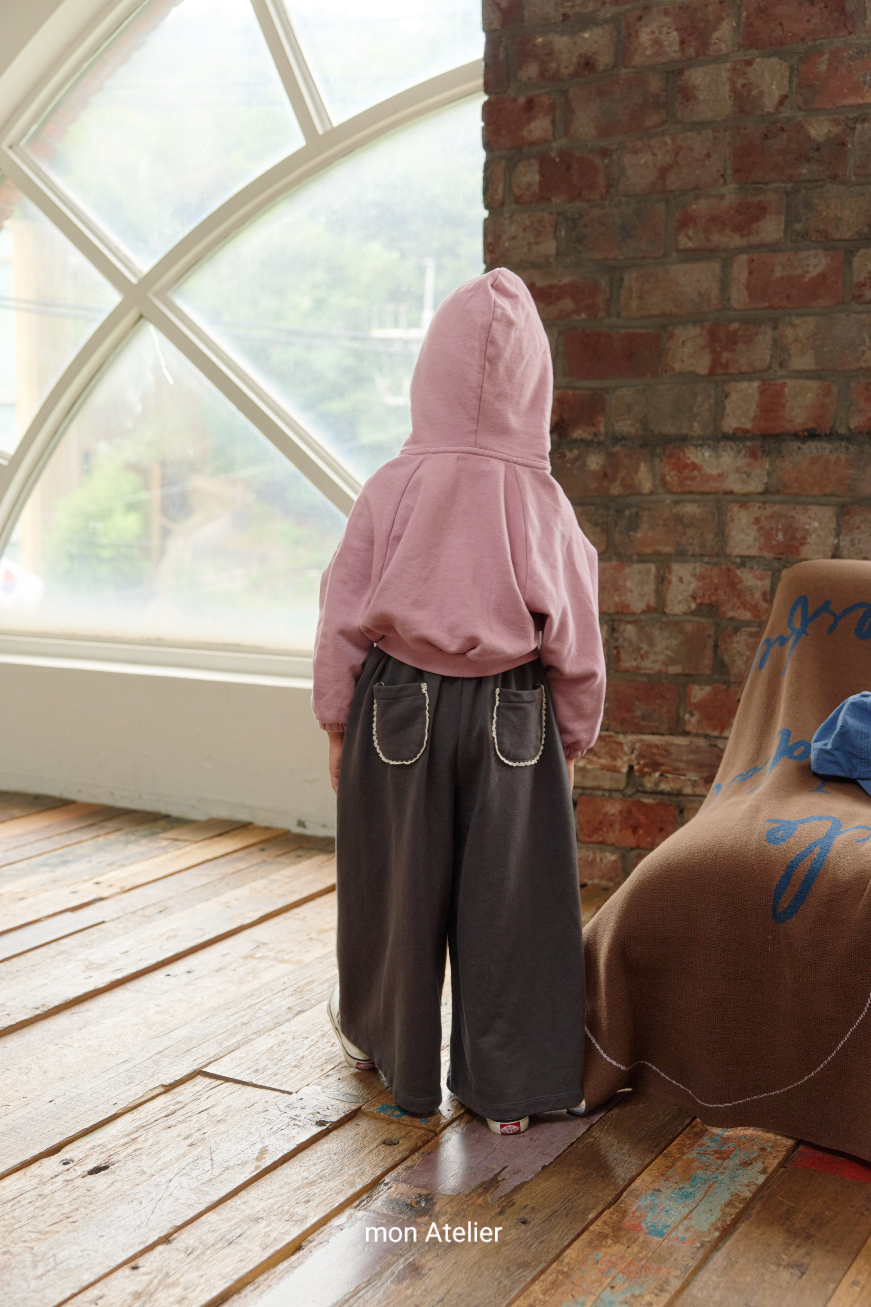 ［mon Atelier］Love hood zip up