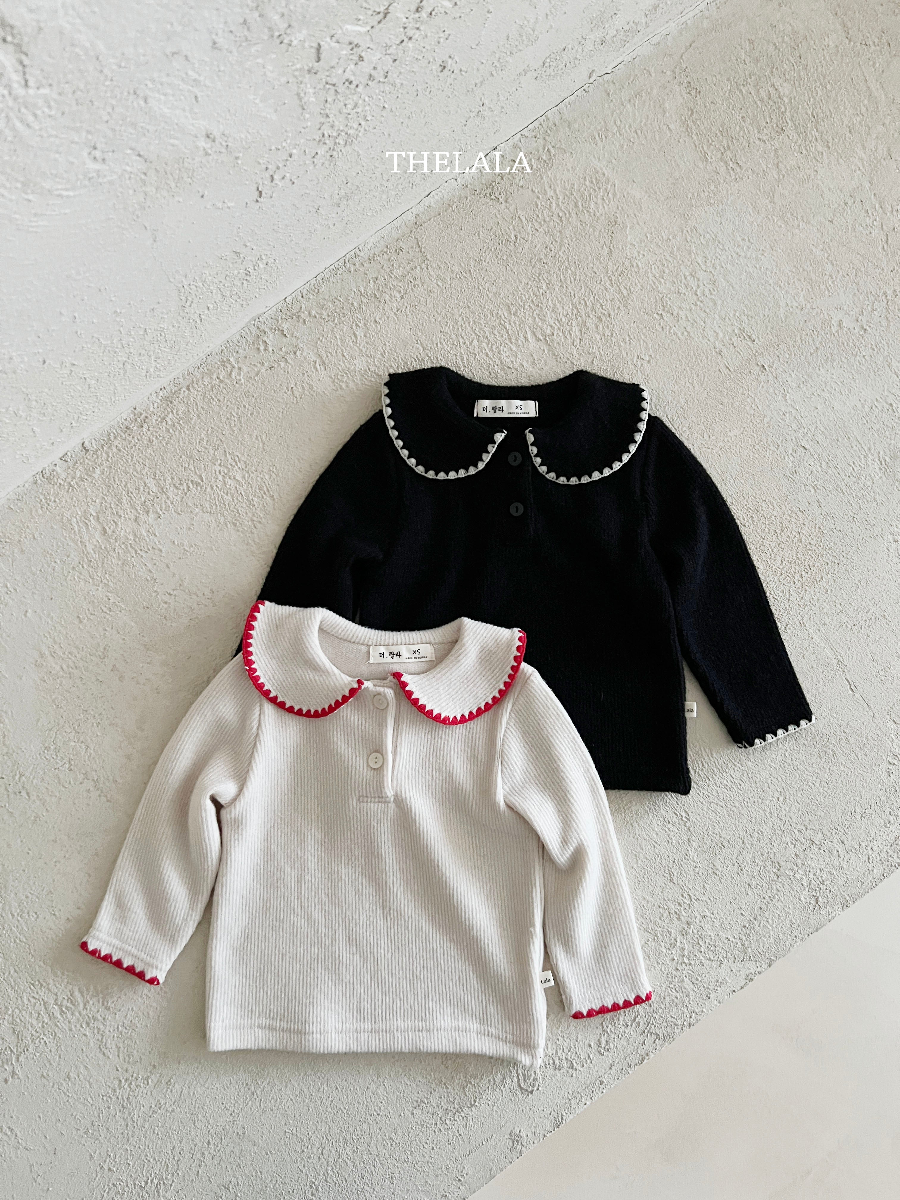 ［thelala］Jenny collar tops