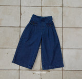 ［mon Atelier］Flap denim pants