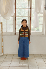 ［mon Atelier］Flap denim pants