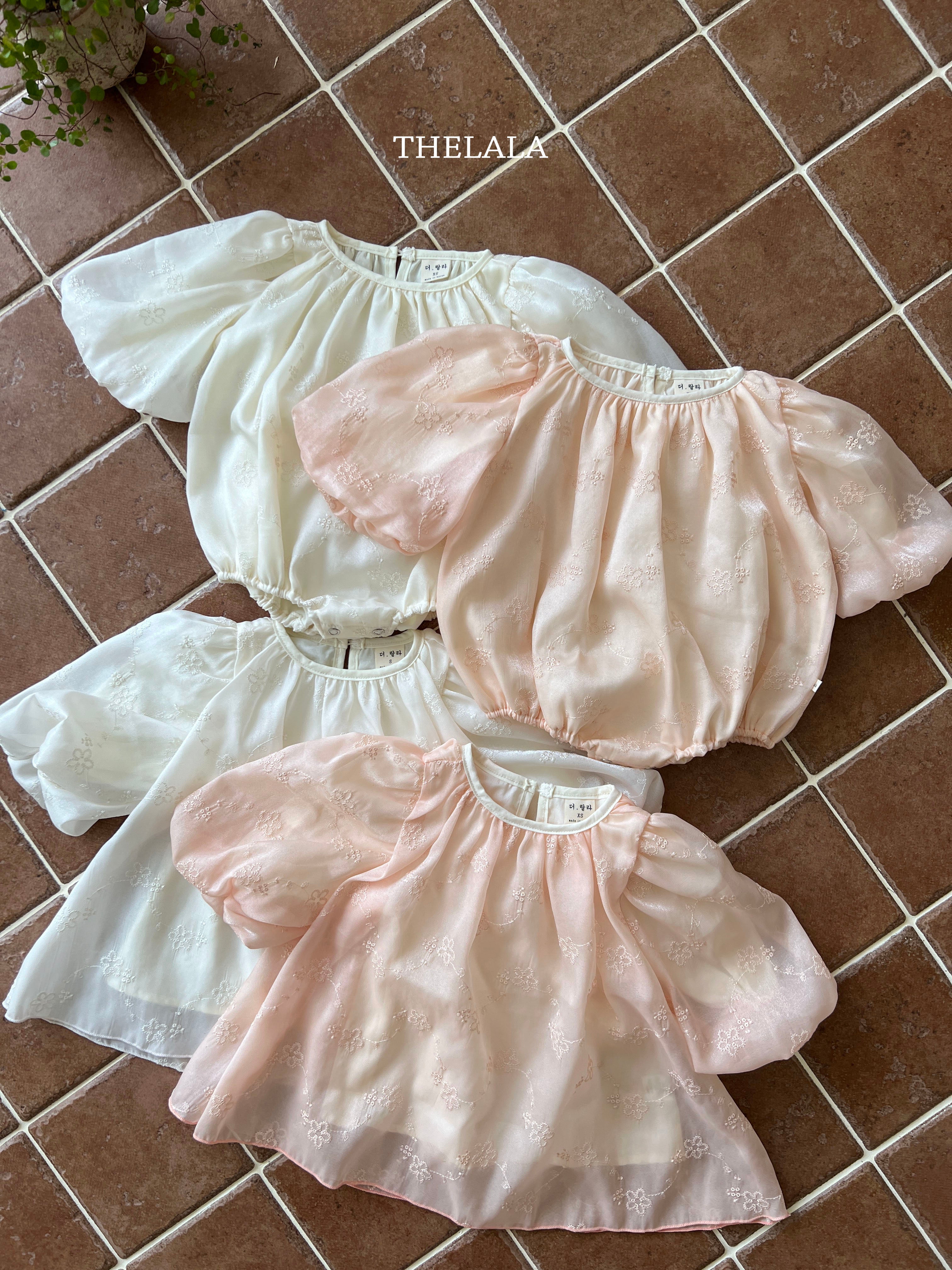 ［thelala］Swan chiffon suit