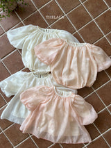 ［thelala］Swan chiffon suit
