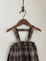Noirjette check bloomer skirt