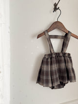 Noirjette check bloomer skirt