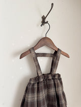 Noirjette check bloomer skirt
