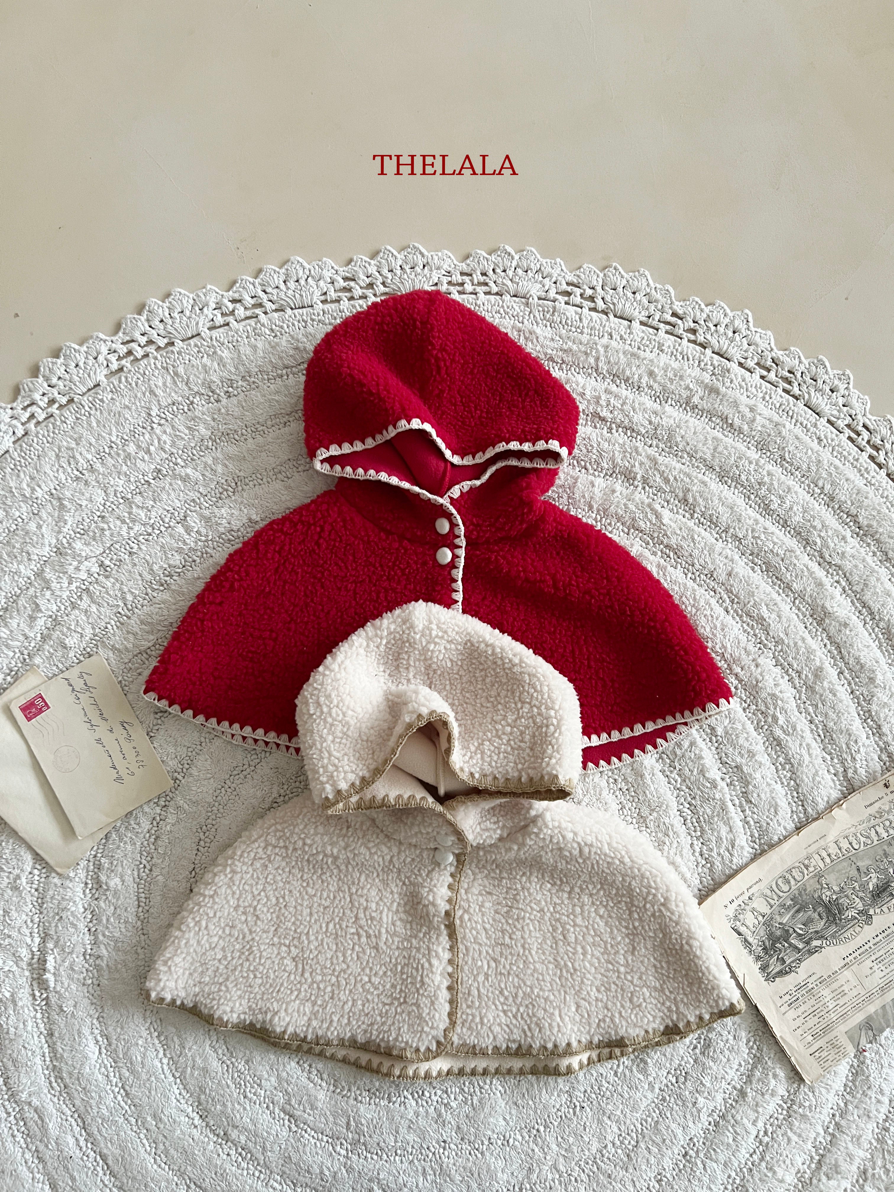 ［thelala］Fleece mant
