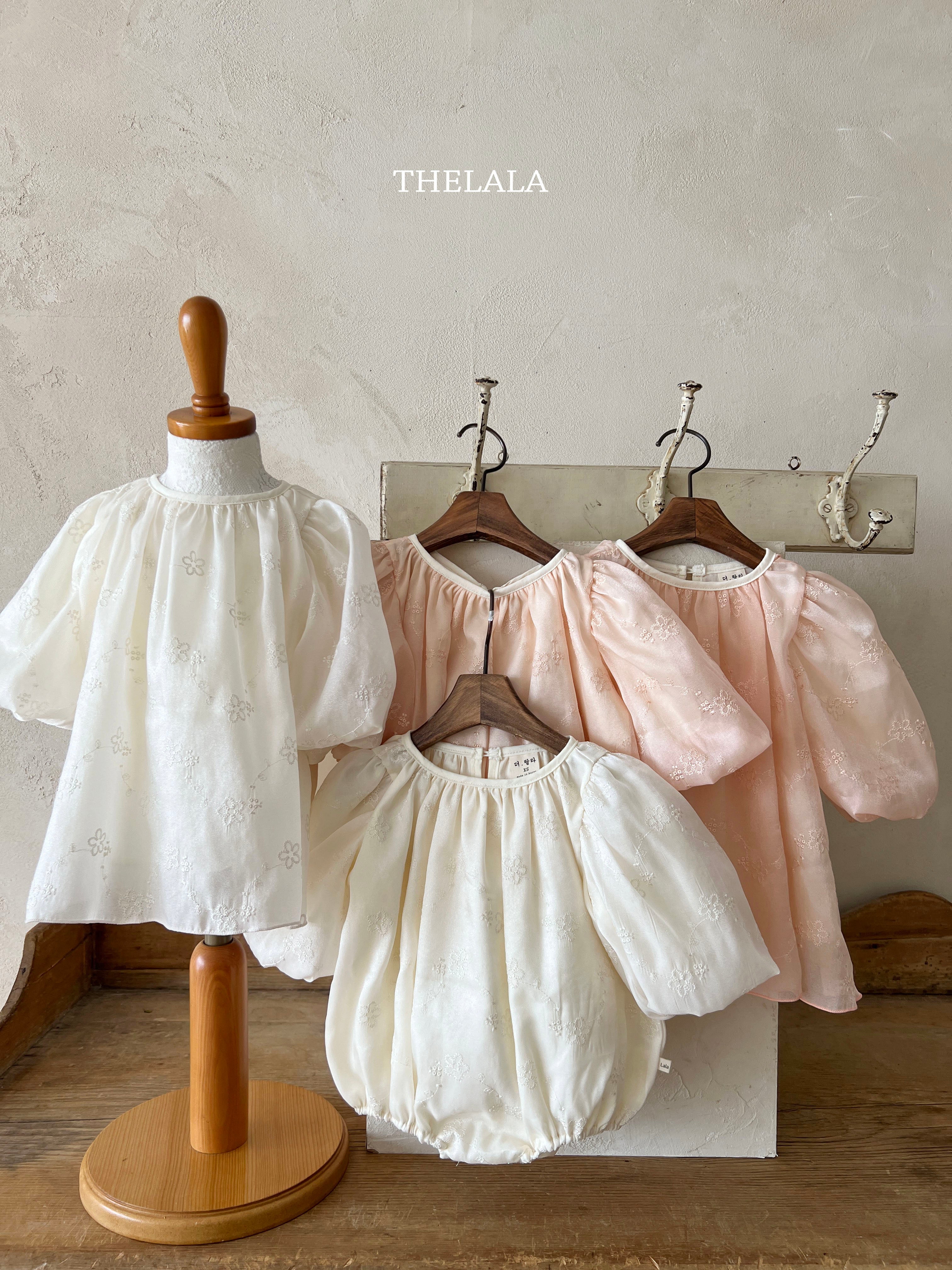 ［thelala］Swan chiffon suit