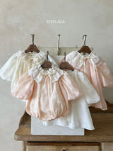 ［thelala］Swan chiffon suit