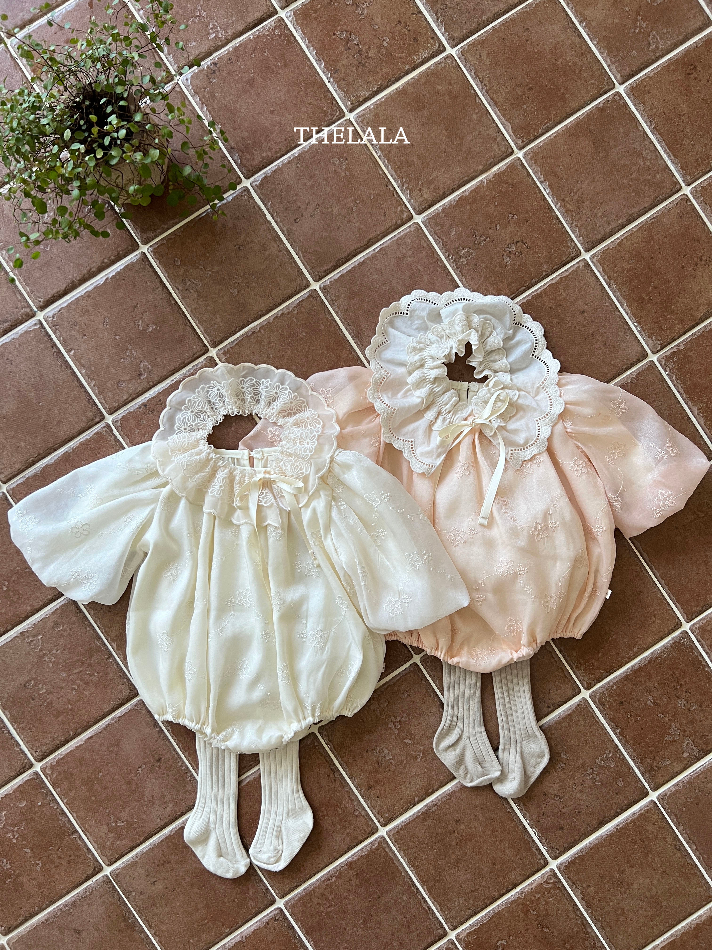 ［thelala］Swan chiffon suit