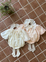［thelala］Swan chiffon suit
