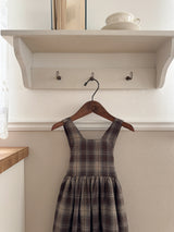 Noirjette check one-piece (kids)