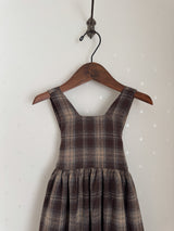 Noirjette check one-piece (kids)