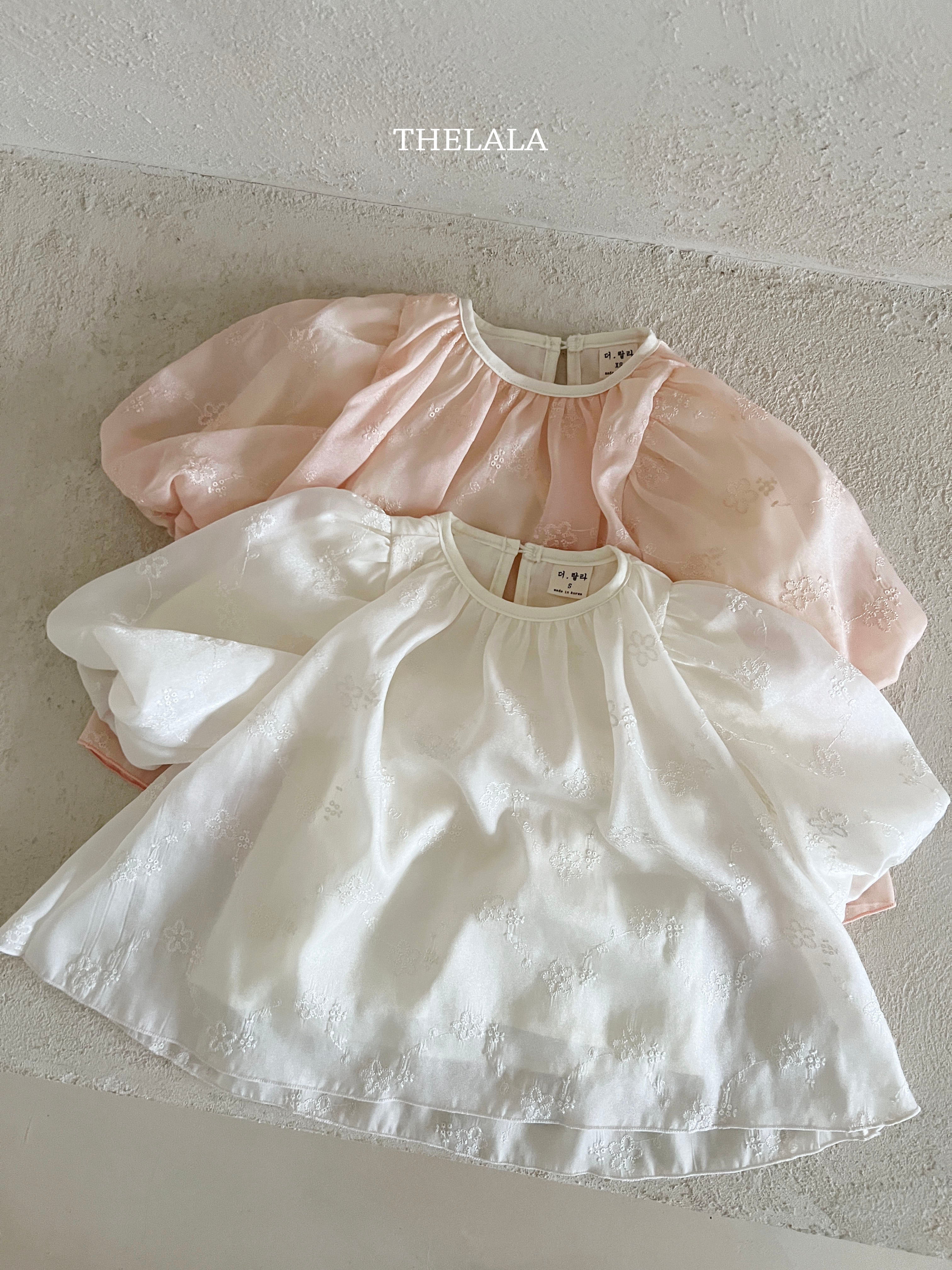 ［thelala］Swan chiffon one-piece