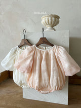［thelala］Swan chiffon suit