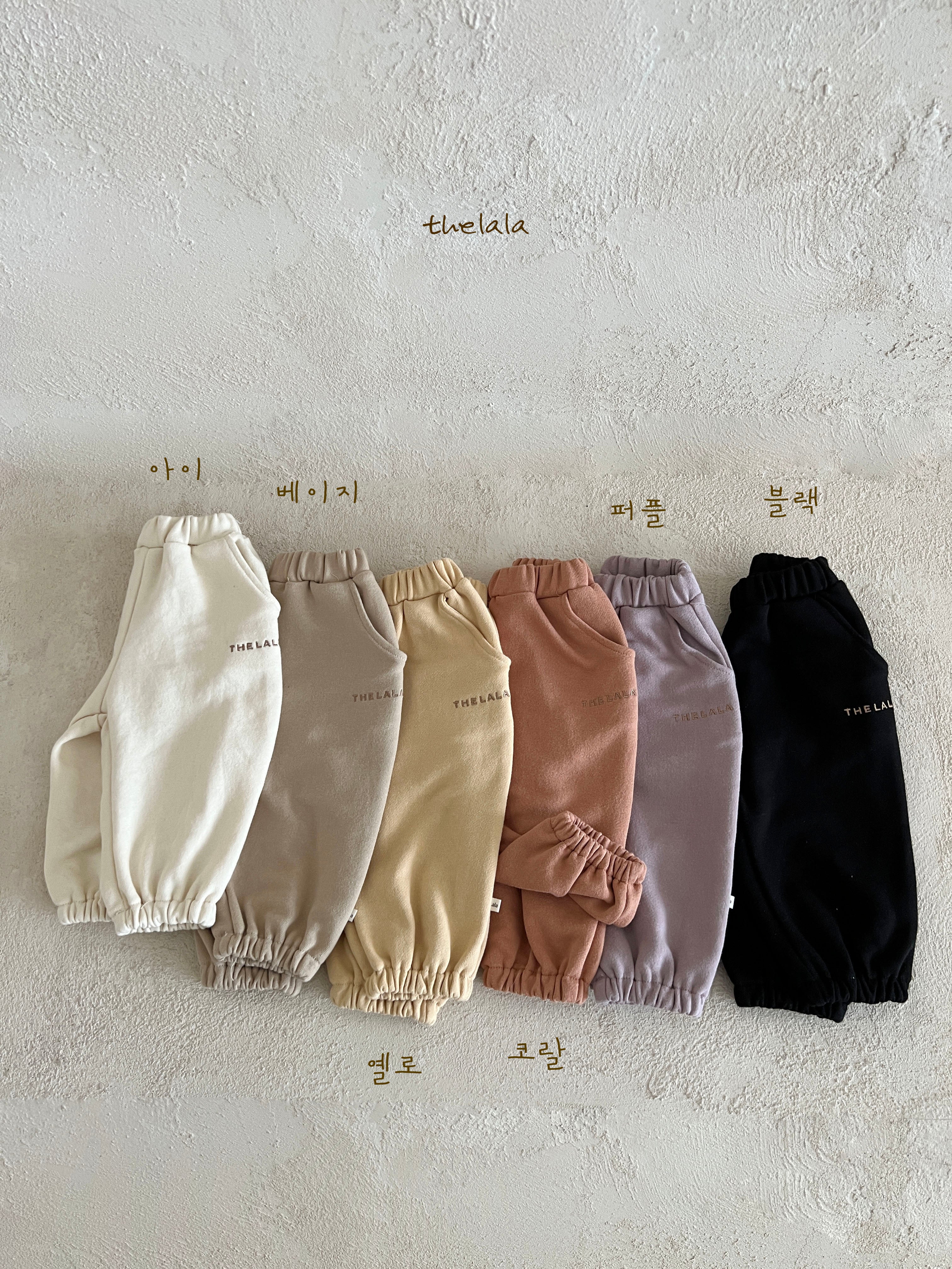 ［thelala］Day jogger pants