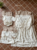 ［thelala］Embroidery one-piece (mom)