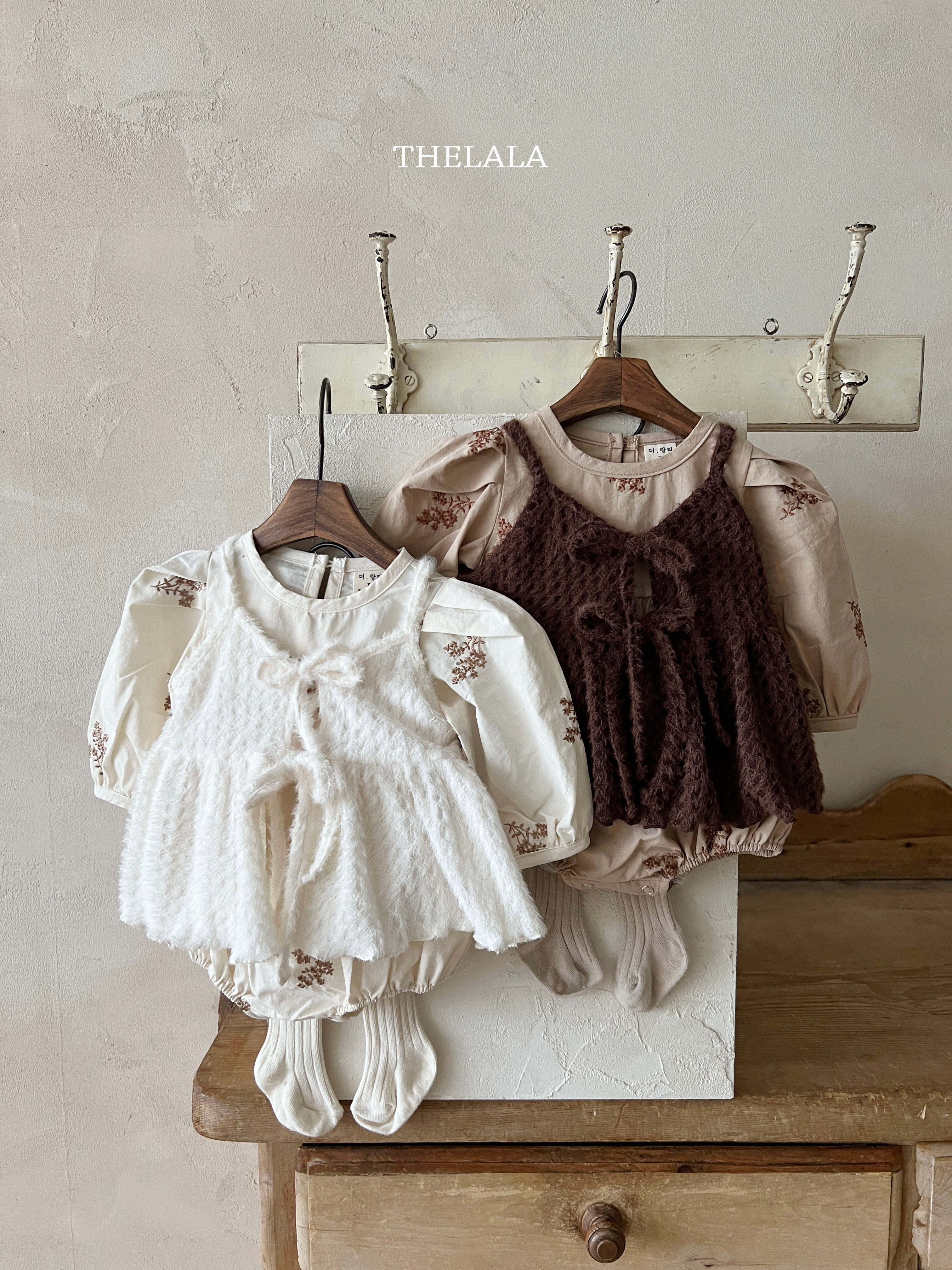 ［thelala］Fondant ribbon bustier (kids)