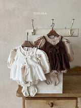 ［thelala］Fondant ribbon bustier (kids)