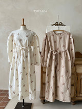 ［thelala］Embroidery one-piece (mom)