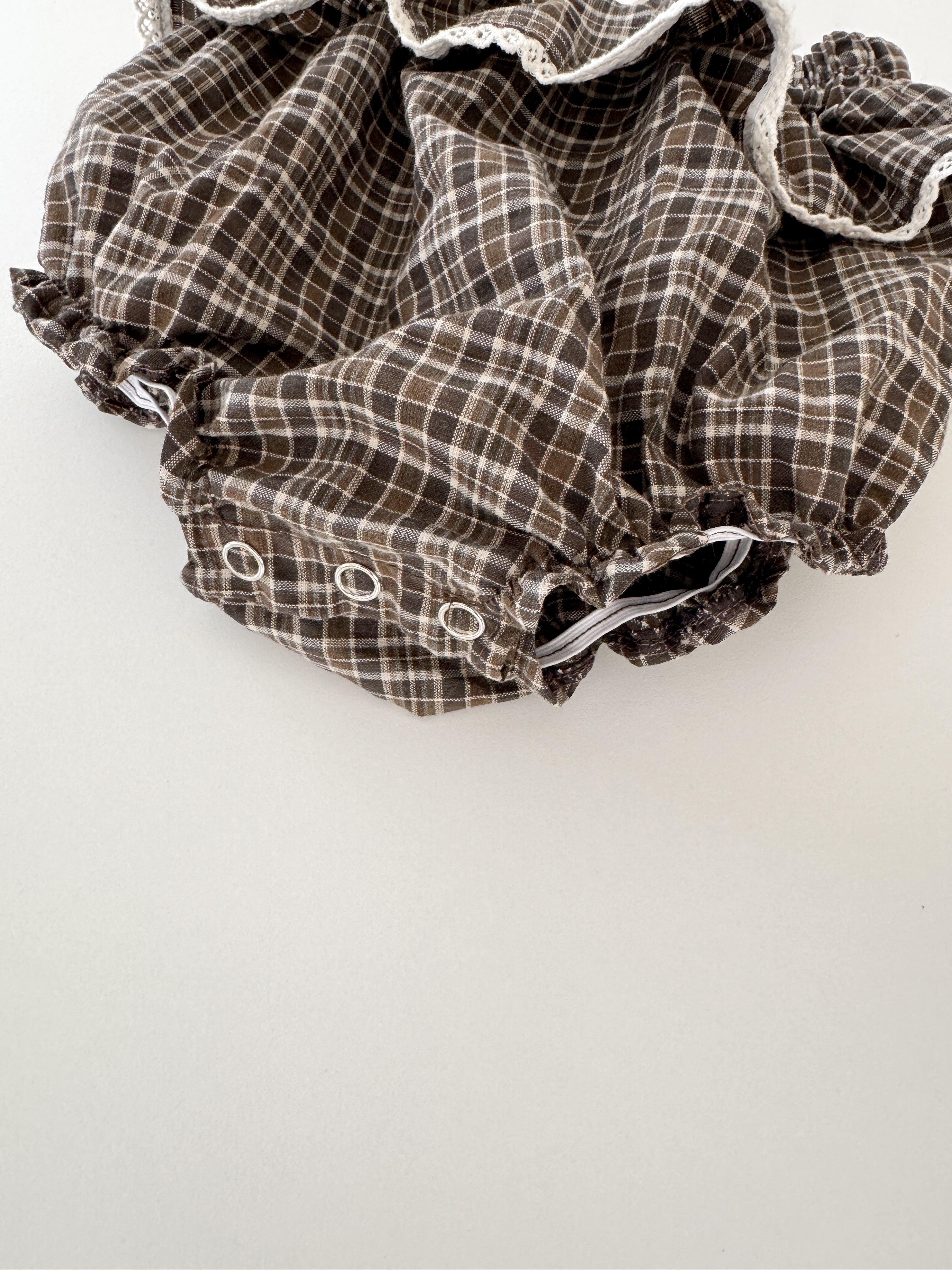 Petit check frill bloomer