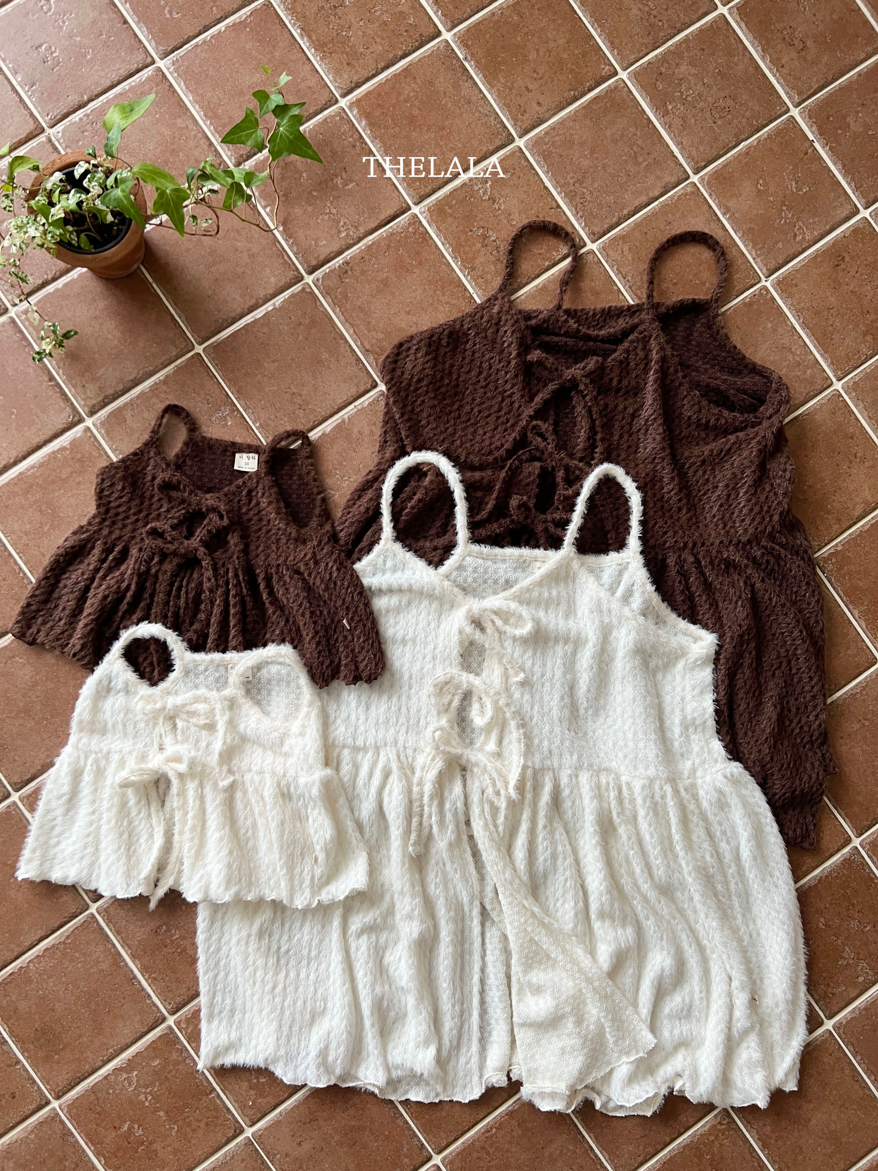［thelala］Fondant ribbon bustier (mom)