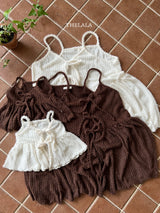［thelala］Fondant ribbon bustier (kids)