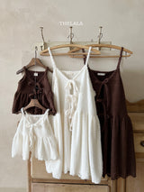 ［thelala］Fondant ribbon bustier (kids)