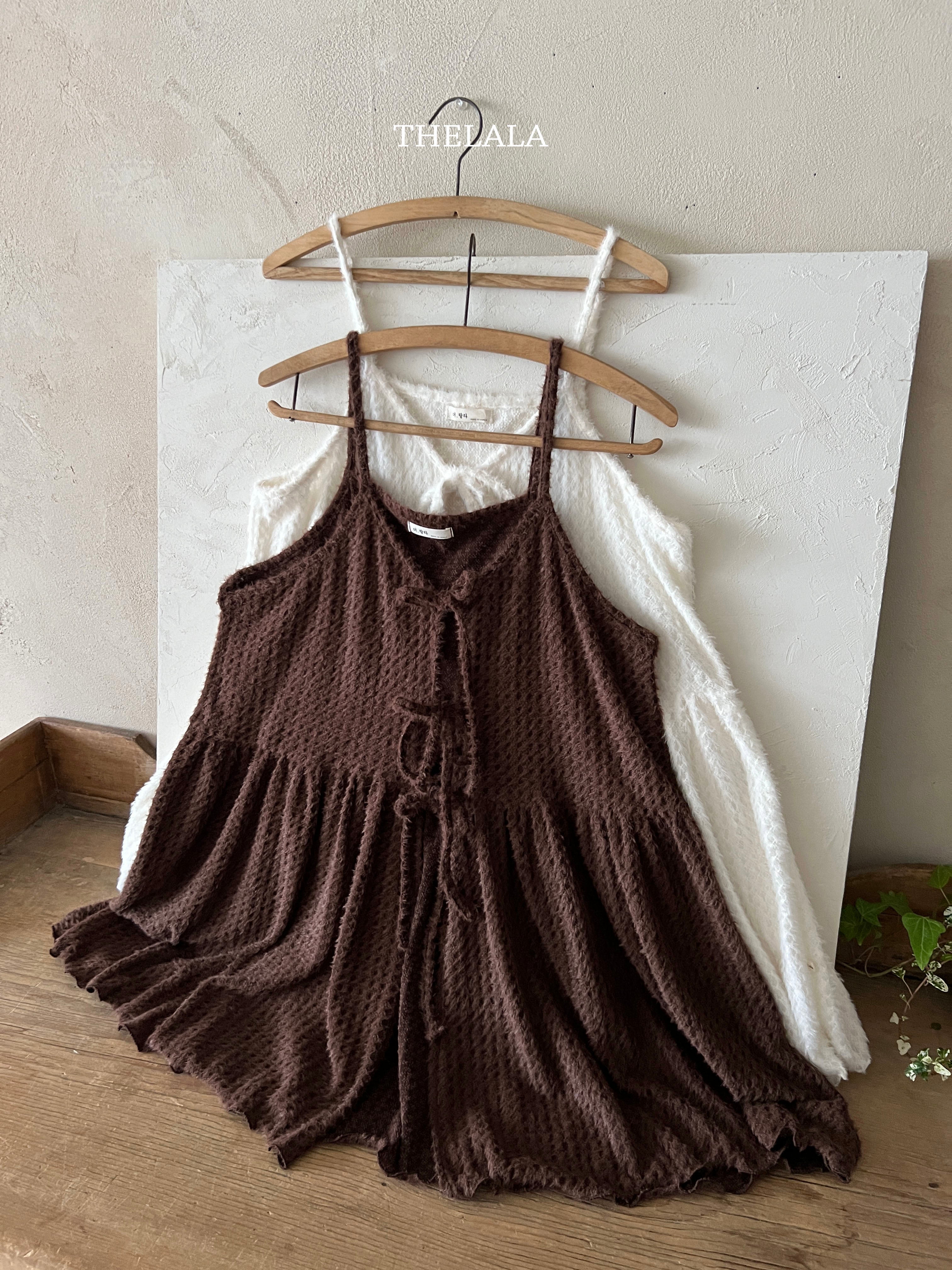 ［thelala］Fondant ribbon bustier (mom)