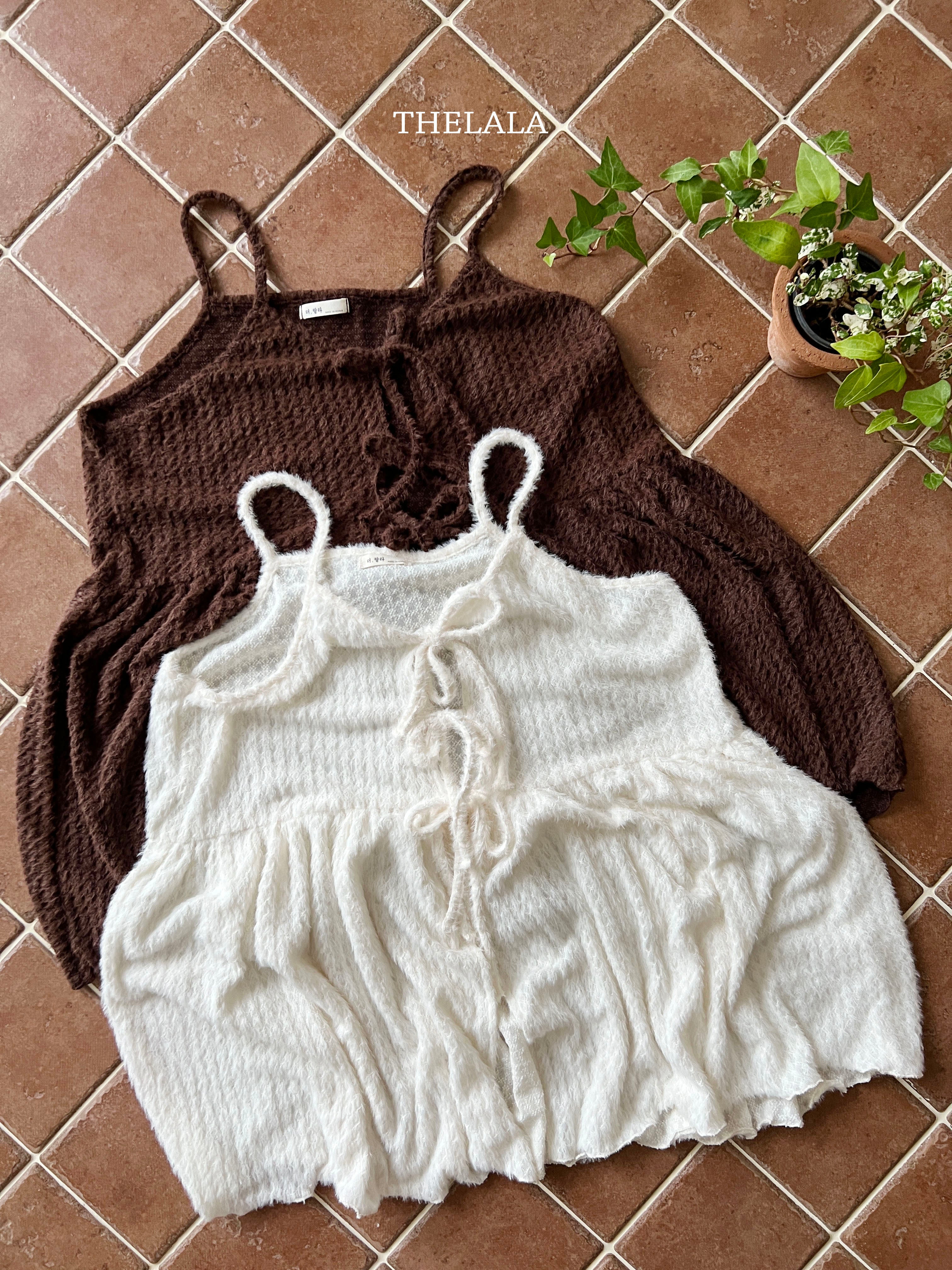 ［thelala］Fondant ribbon bustier (mom)