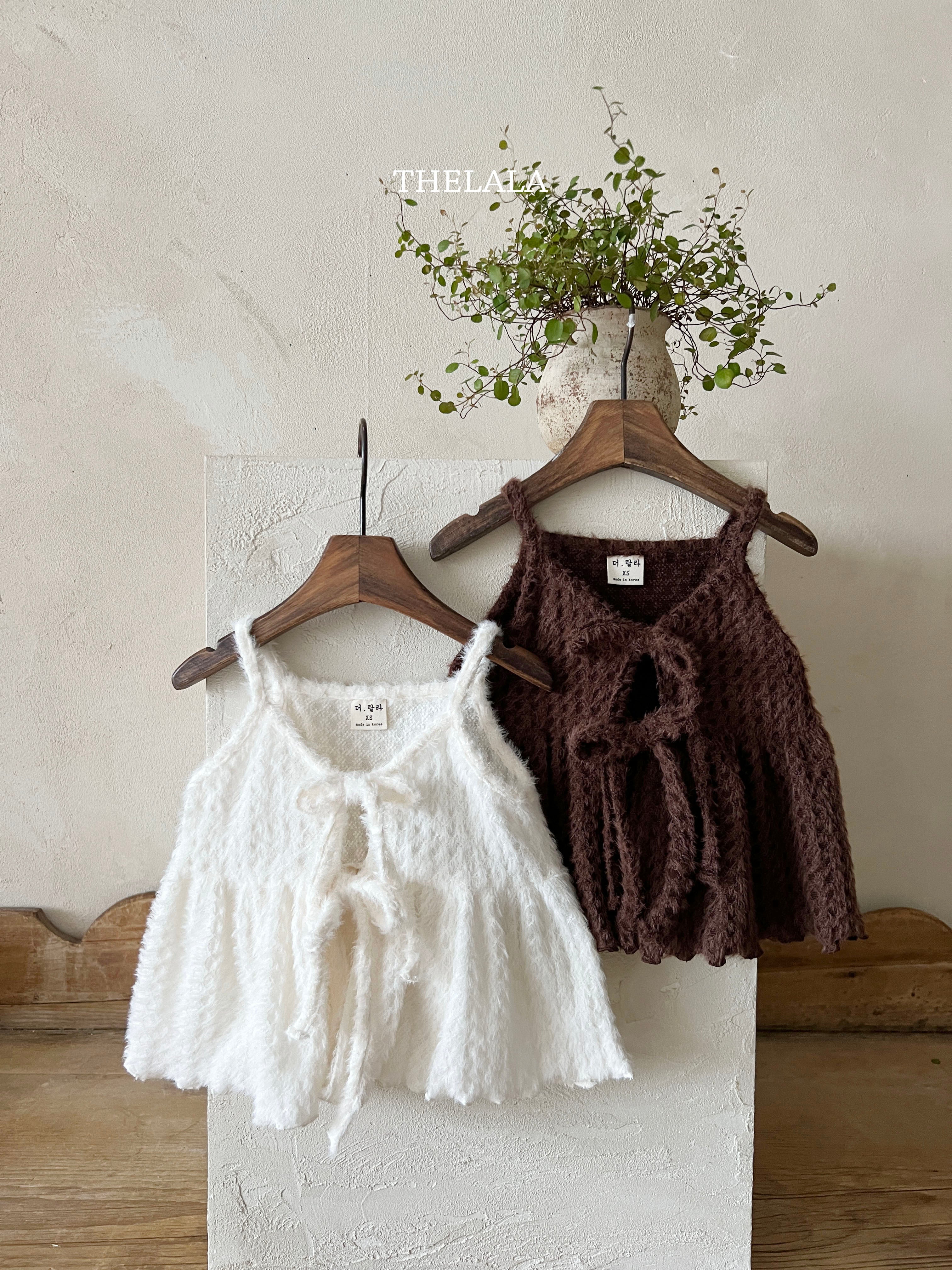 ［thelala］Fondant ribbon bustier (kids)