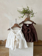 ［thelala］Fondant ribbon bustier (kids)